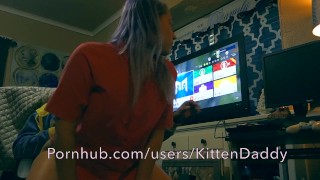 Riding While He Plays Overwatch – KittenDaddy