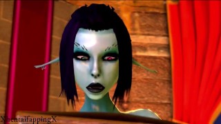 Futanari threesome rough sex // 3d animation + Bonus
