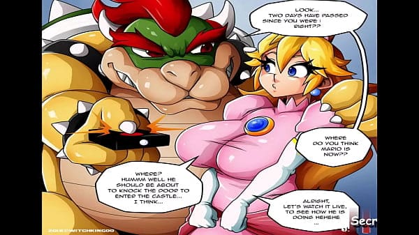 Male Bowser Porn Ass - Super Mario Princess Peach Pt. 1 - The Princess is being fucked in the ass  by Bowser while Mario is fighting to get to her || Cartoon Comic Parody Porn  xxx - Porn Comics