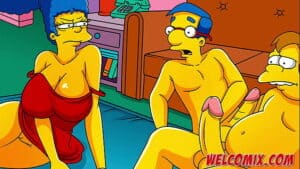 in a couples fight dont stick the dick the simptoons