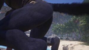 rahn the wolf gets a blow job from cute gay guy wild life furries