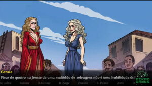game of whores ep 24 dany sansa e cersei cavalgando com dildo