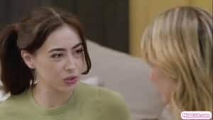 stepdaughter having lesbian threesome with stepmom and bff