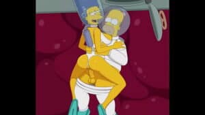 the simpsons marge x homer hentai
