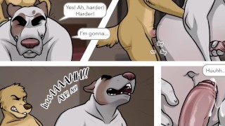 Furry Comic Dub: The Internship, Part 1.2 (Furry Animation, Furries, Furry Sex, Furry, Public Anal)
