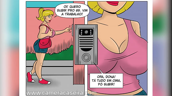 História em Quadrinhos Pornô (HQ Pornô) – Um Bico de Faxineira – Putarias na Favela – Câmera Caseira