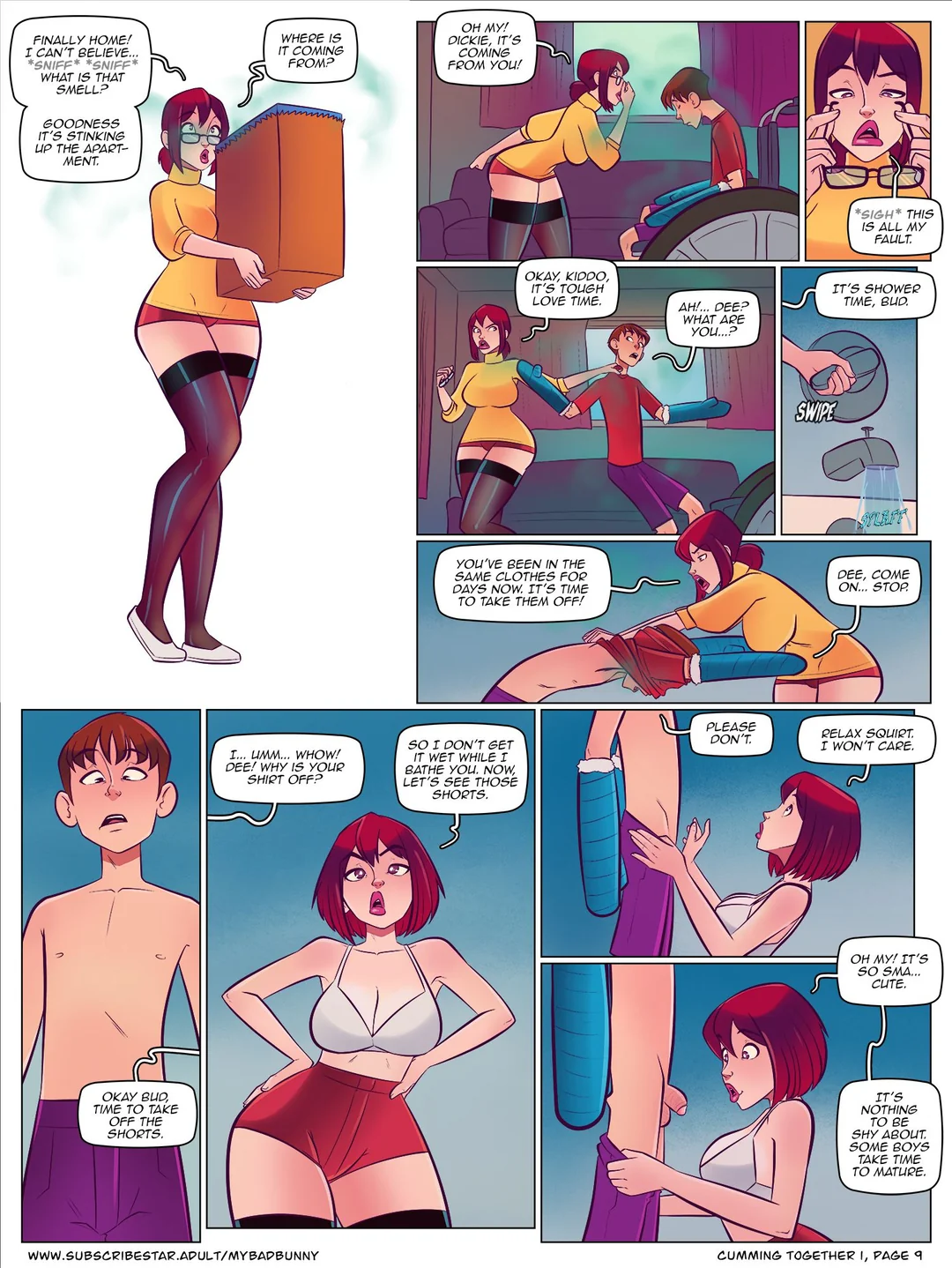 Cumming With My Sister Taboo Porn Comic 8