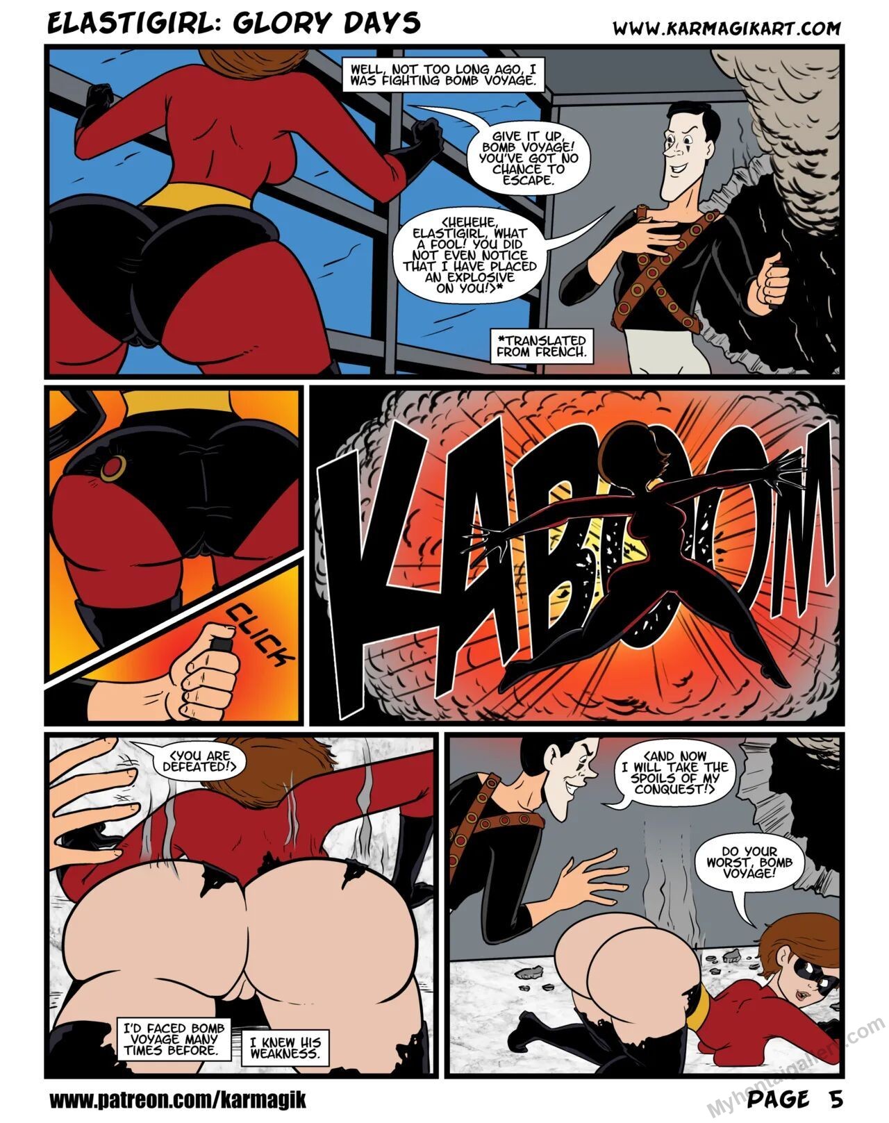 Elastigirl In Glory Days Colored 6