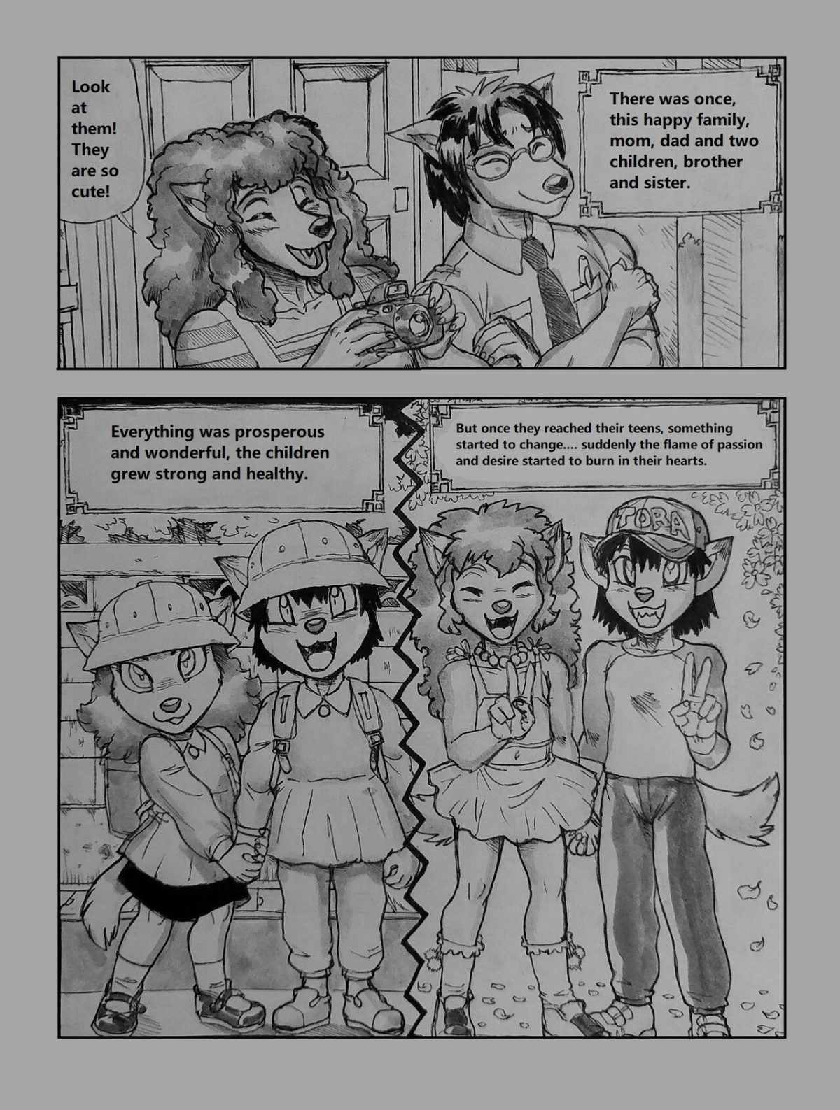 Dog Family’s Incest Story – Porn Comic