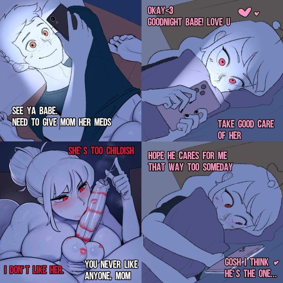 Couple Texting in Bed Meme10