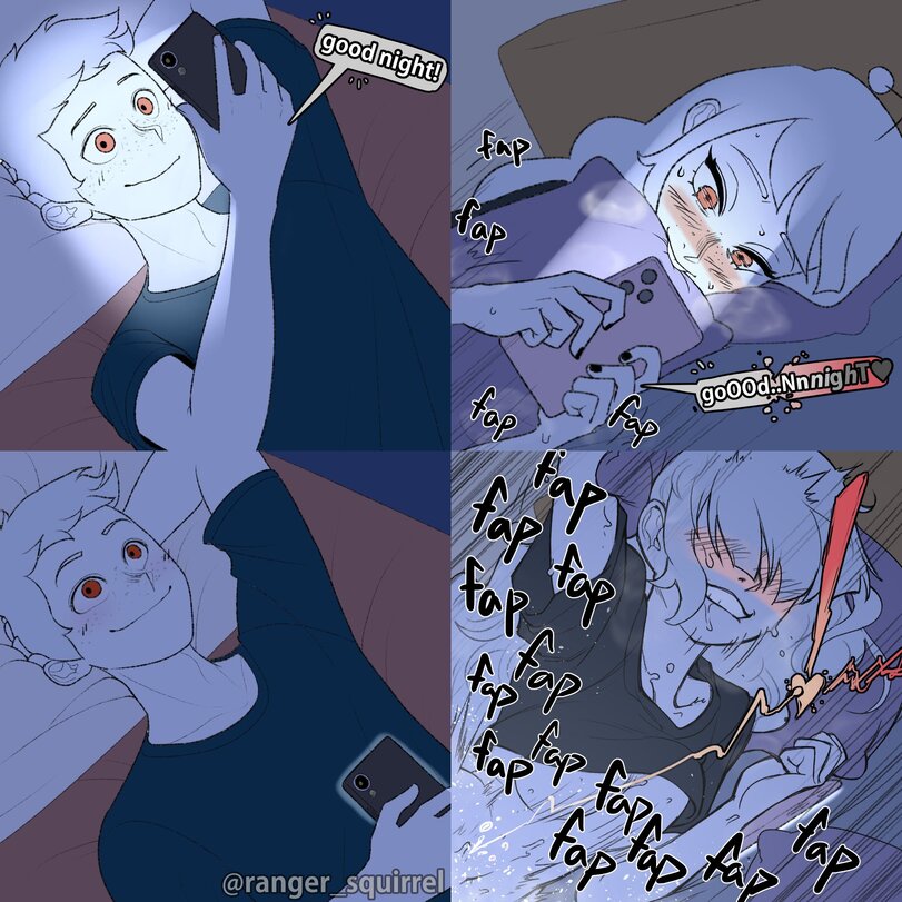 Couple Texting in Bed Meme5